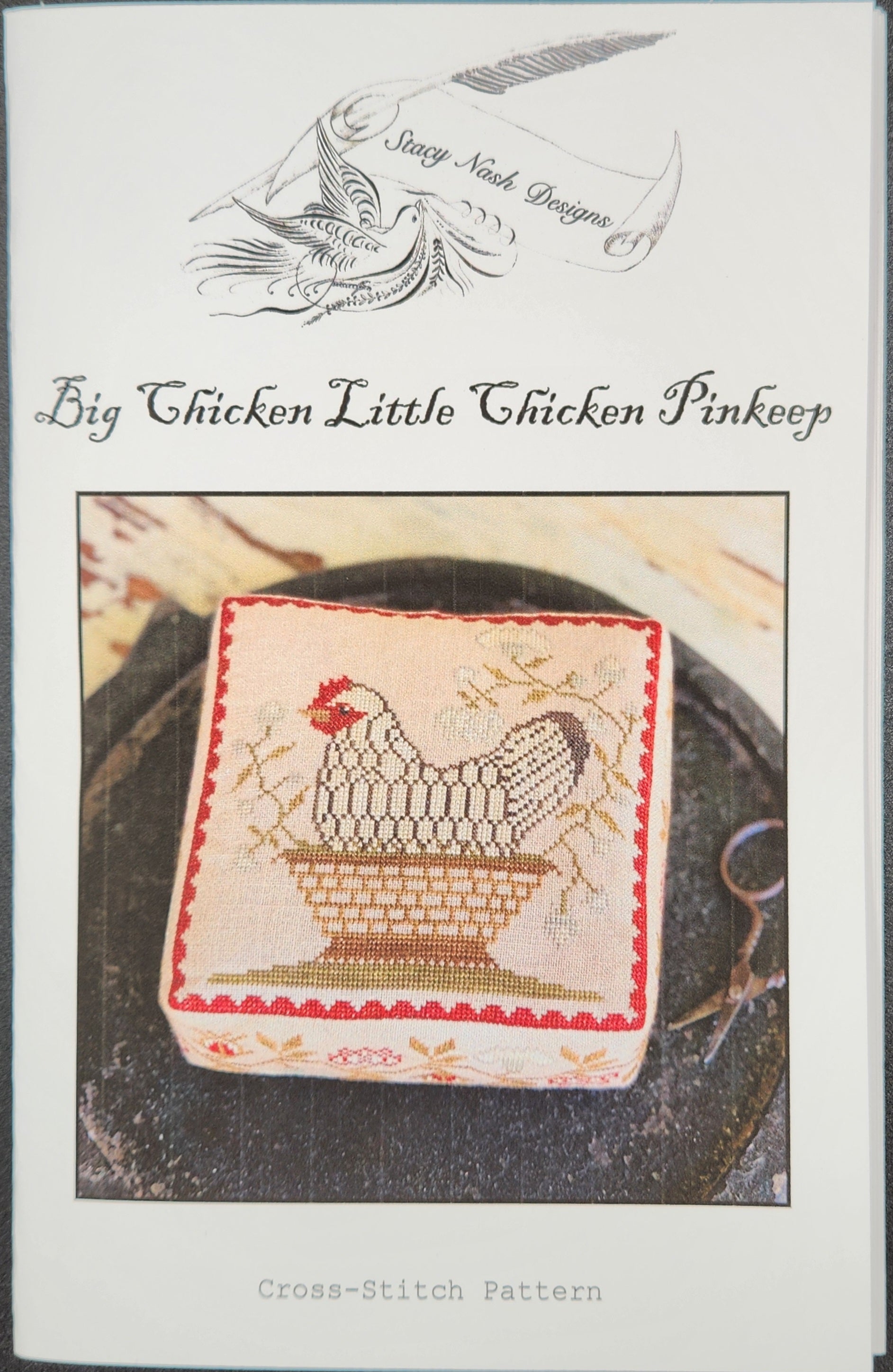 Spring Chicken Pinkeep Pattern Big Chicken Little Chicken Pinkeep – Little Creek Needleworks
