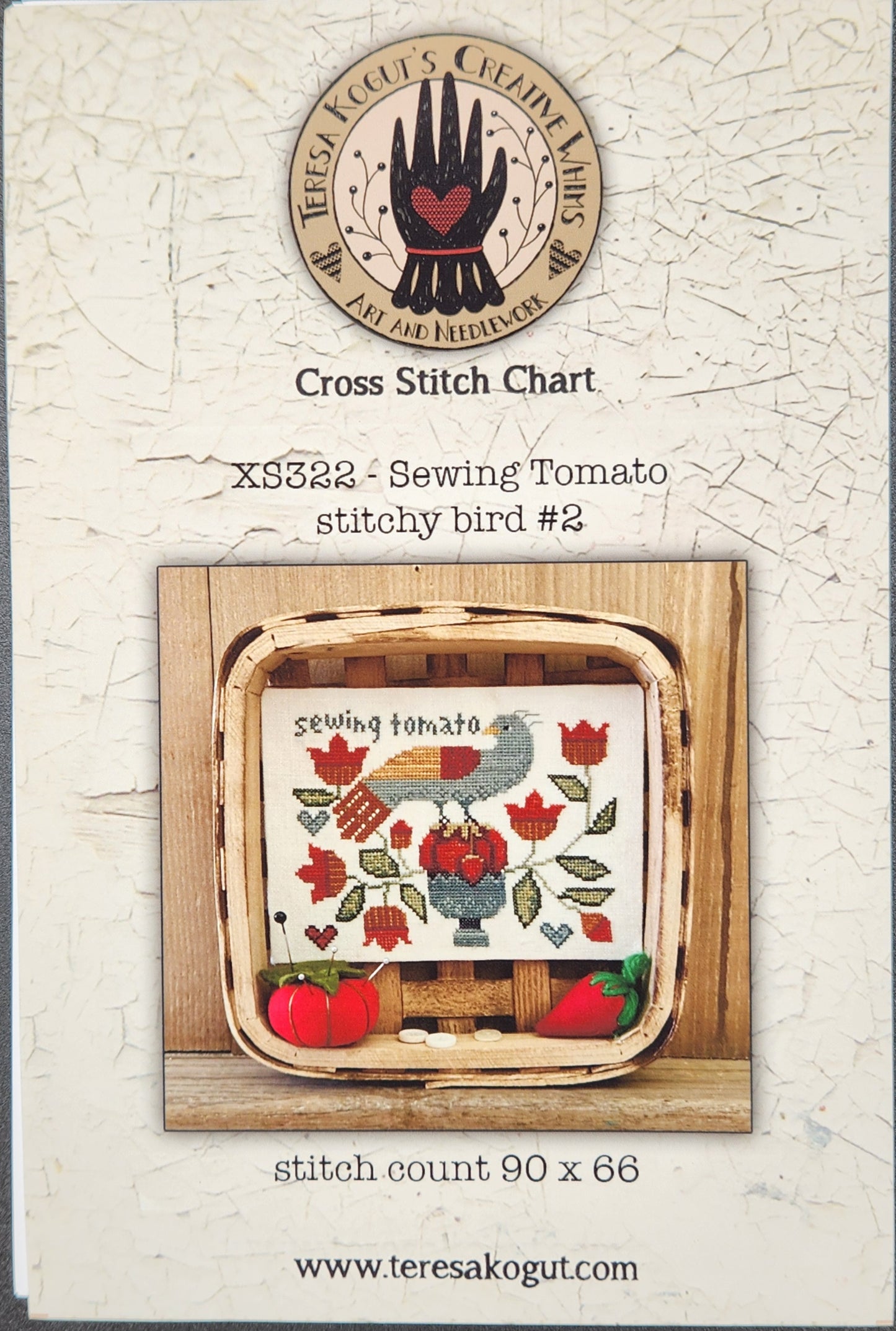 Sewing Tomato Stitchy Bird #2