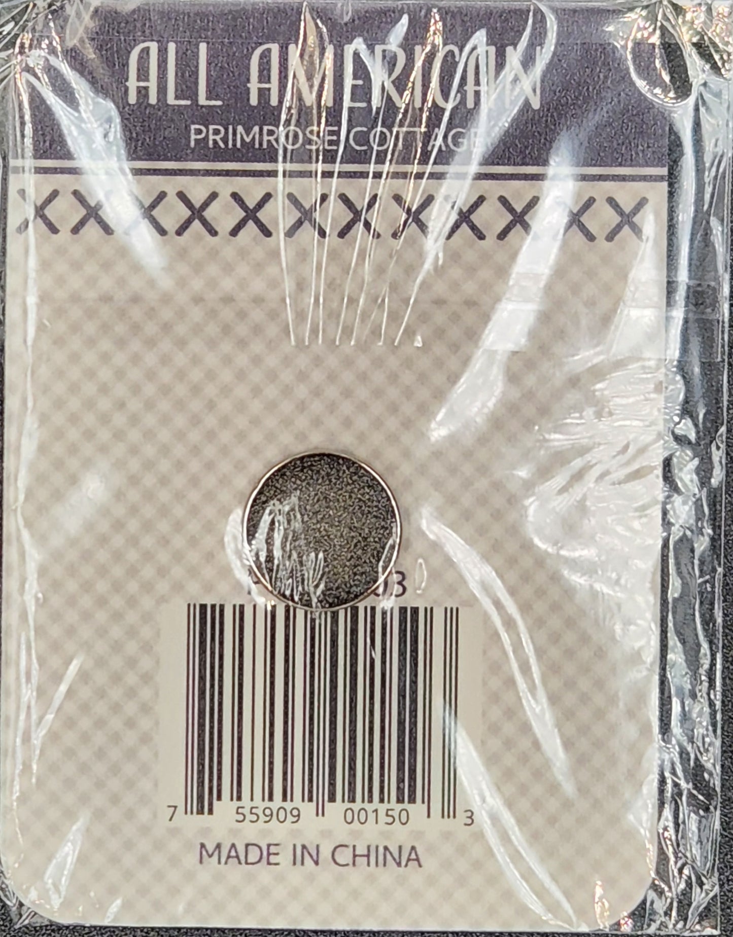 All American Enamel Needle Minder