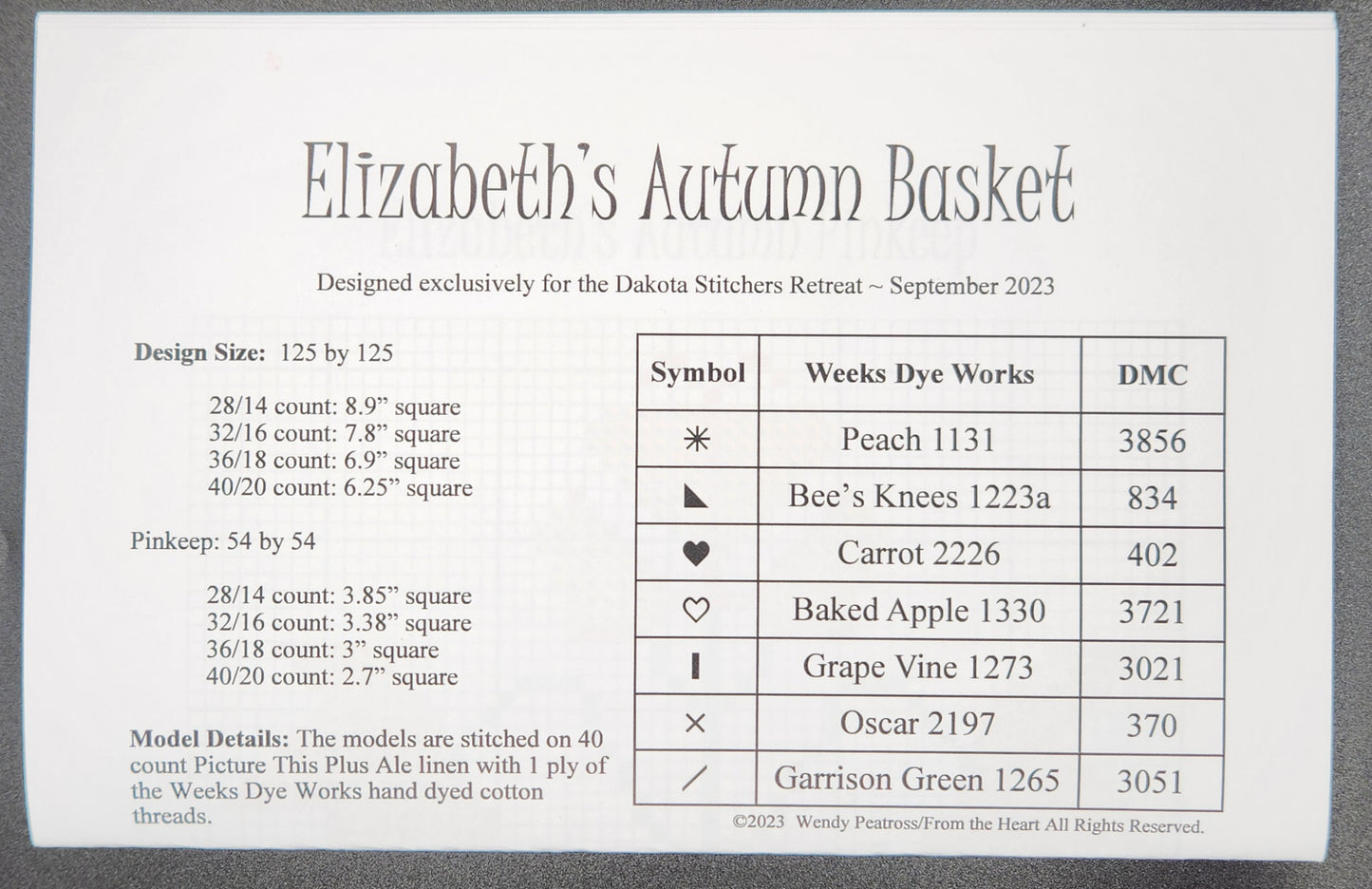 Elizabeth's Autumn Basket