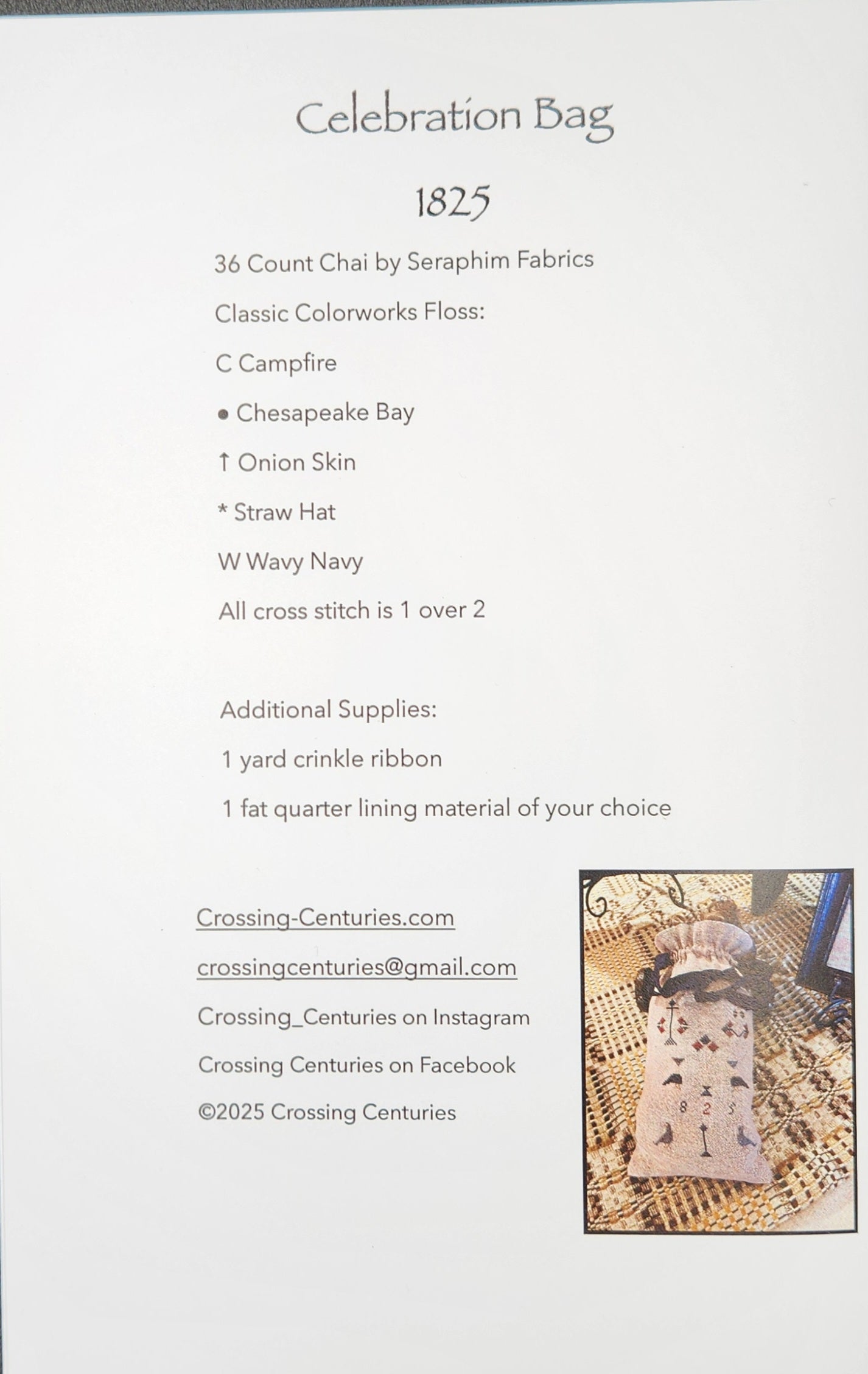 Celebration Bag 1825