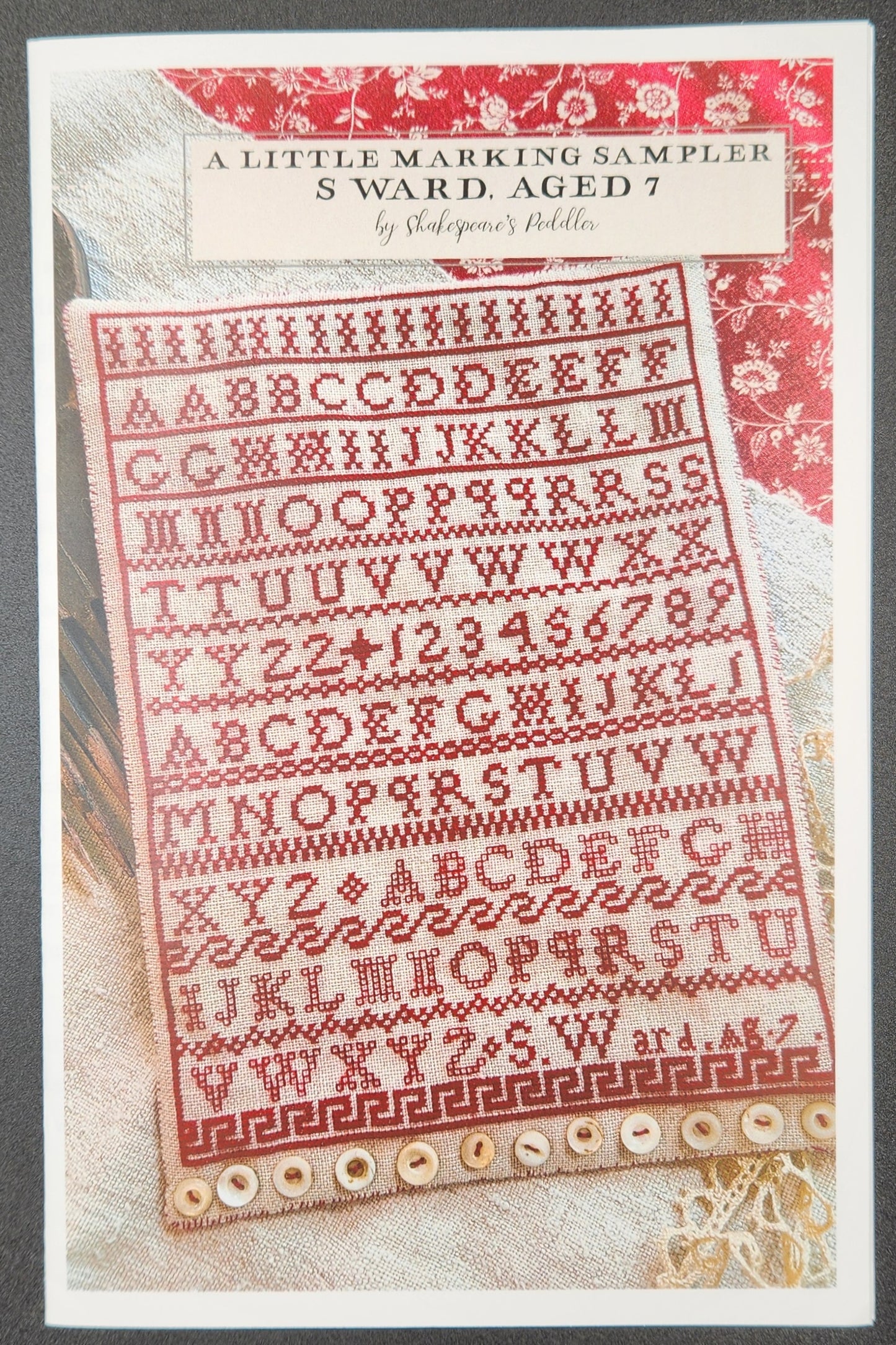 A Little Marking Sampler S Ward. Aged 7