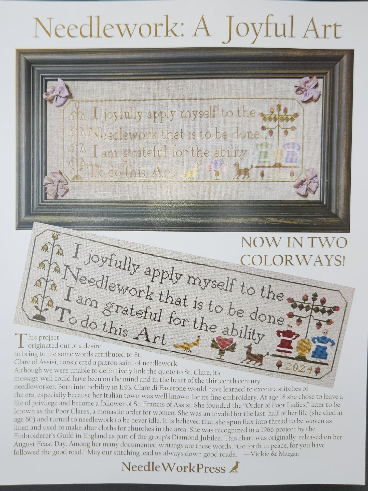 Needlework: A Joyful Art