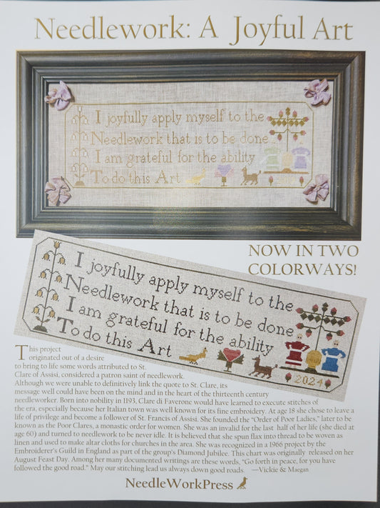 Needlework: A Joyful Art
