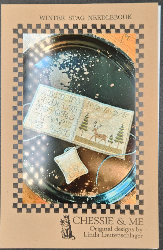Winter Stag Needlebook