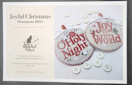 Joyful Christmas Ornaments 2025