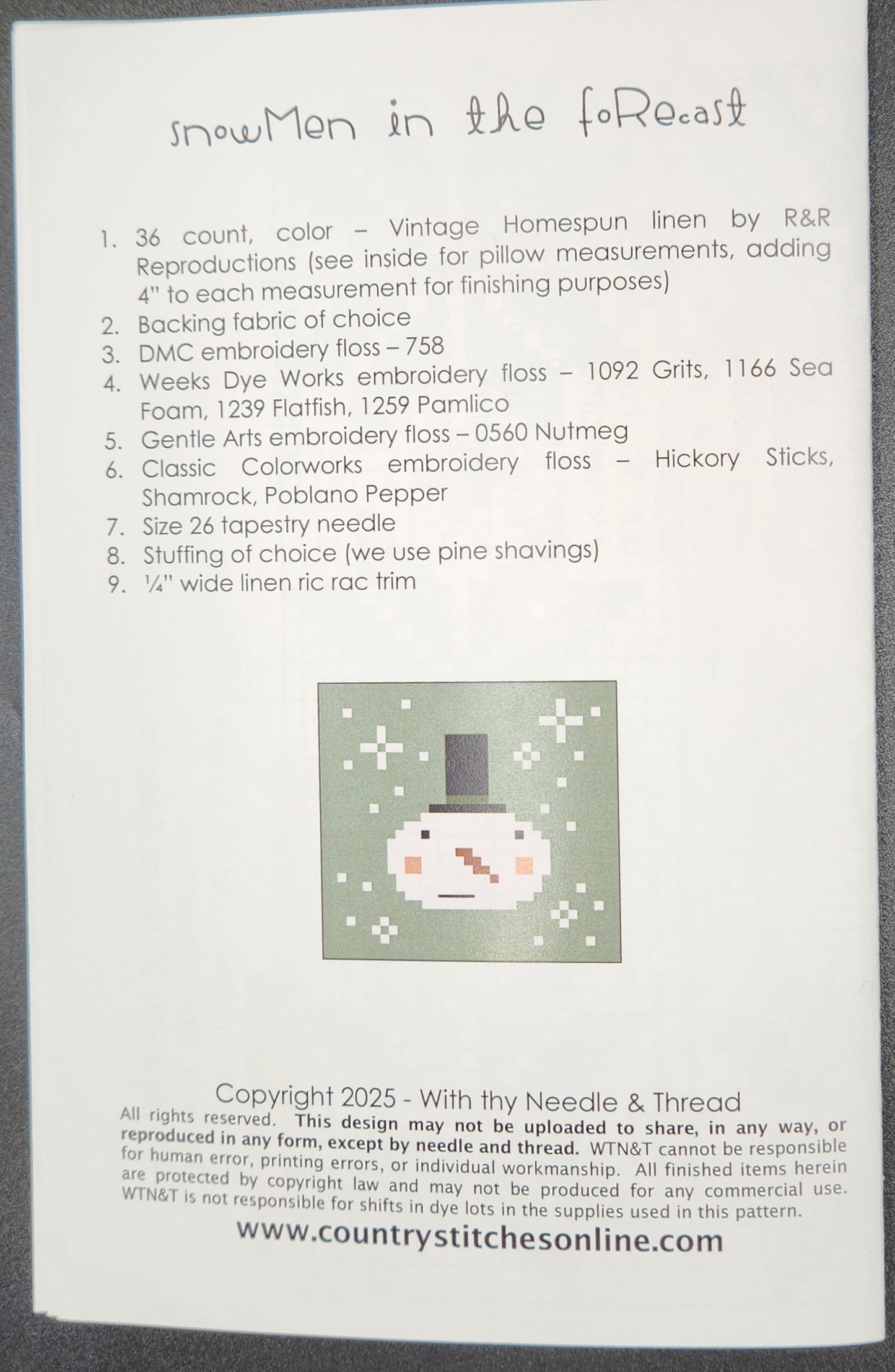 Snowmen in the Forecast