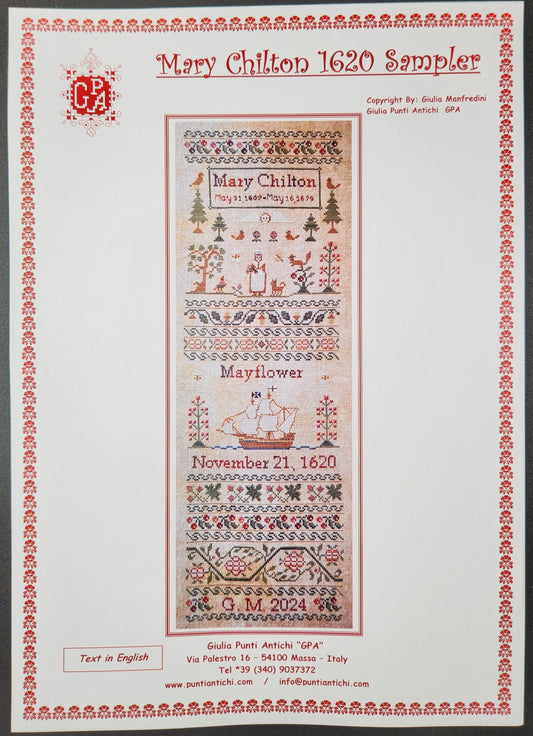 Mary Chilton 1620 Sampler