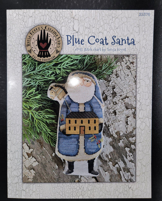 Blue Coat Santa