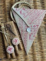 Luise Konig Redwork Sewing Pocket & Fob